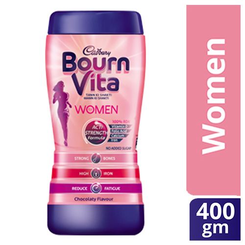 Cadbury BournVita Health Drink – Chocolate, For Women, 400 gm