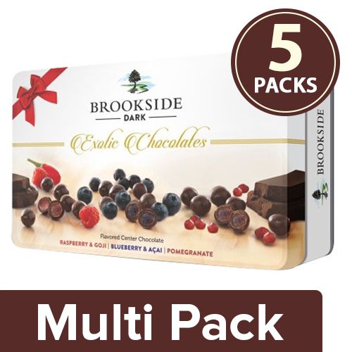 Brookside Gift Pack – Exotic Chocolates, Limited Edition, 5×192 gm ( Multipack )