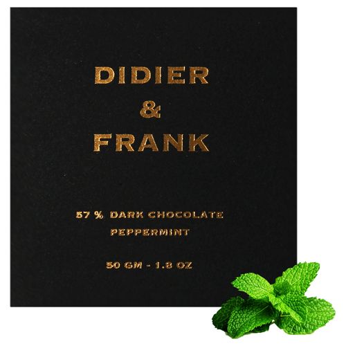 Didier & Frank 57% Dark – Chocolate, with Peppermint, Luxury Mint Dark