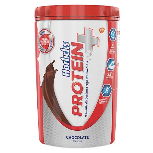 Horlicks High Protein Drink – Chocolate, Protein+, 400 gm