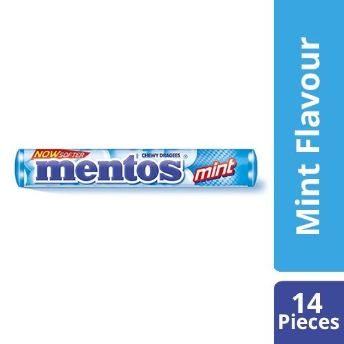 Mentos Chewy Dragree – Mint Flavour, 14 pcs