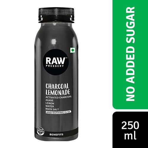 Raw Pressery Cold Pressed Juice – Charcoal Lemonade