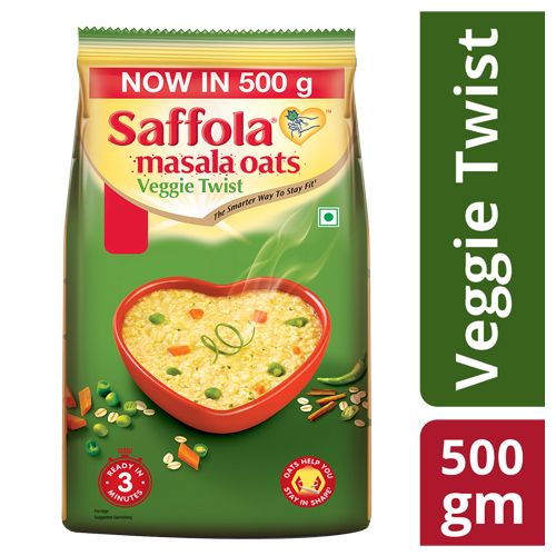Saffola Masala Oats – Veggie Twist