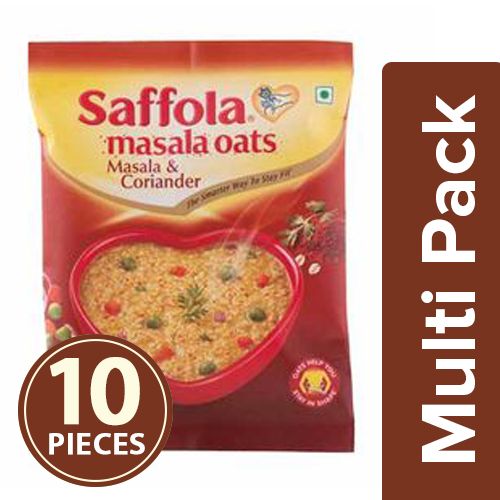 Saffola Oats – Masala & Coriander, 10×39 gm