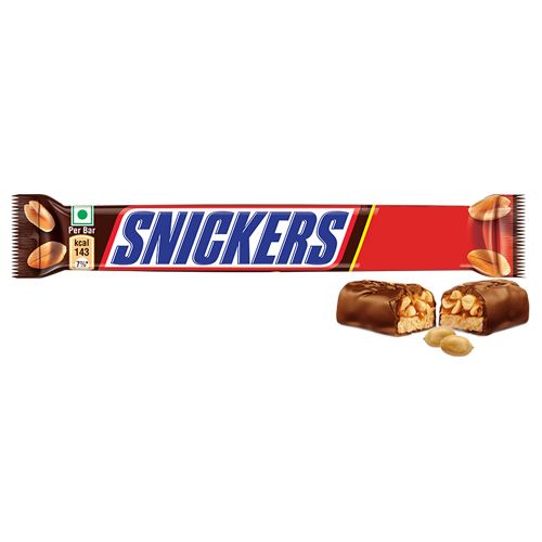 Snickers Chocolate Bar, 28.75 gm Pouch