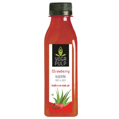 Yoga Pulp Fruit Juice – Stawberry With Aloevera