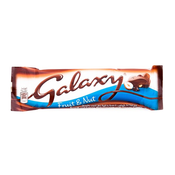 Galaxy Fruit and Nut Bars 36 gm