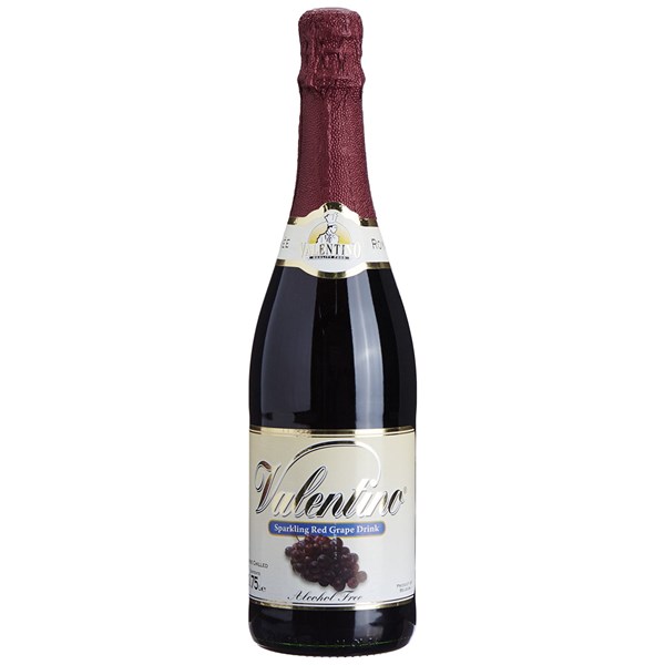 Valentino Sparkling Non Alcoholic Red Grape Drink, 750ml